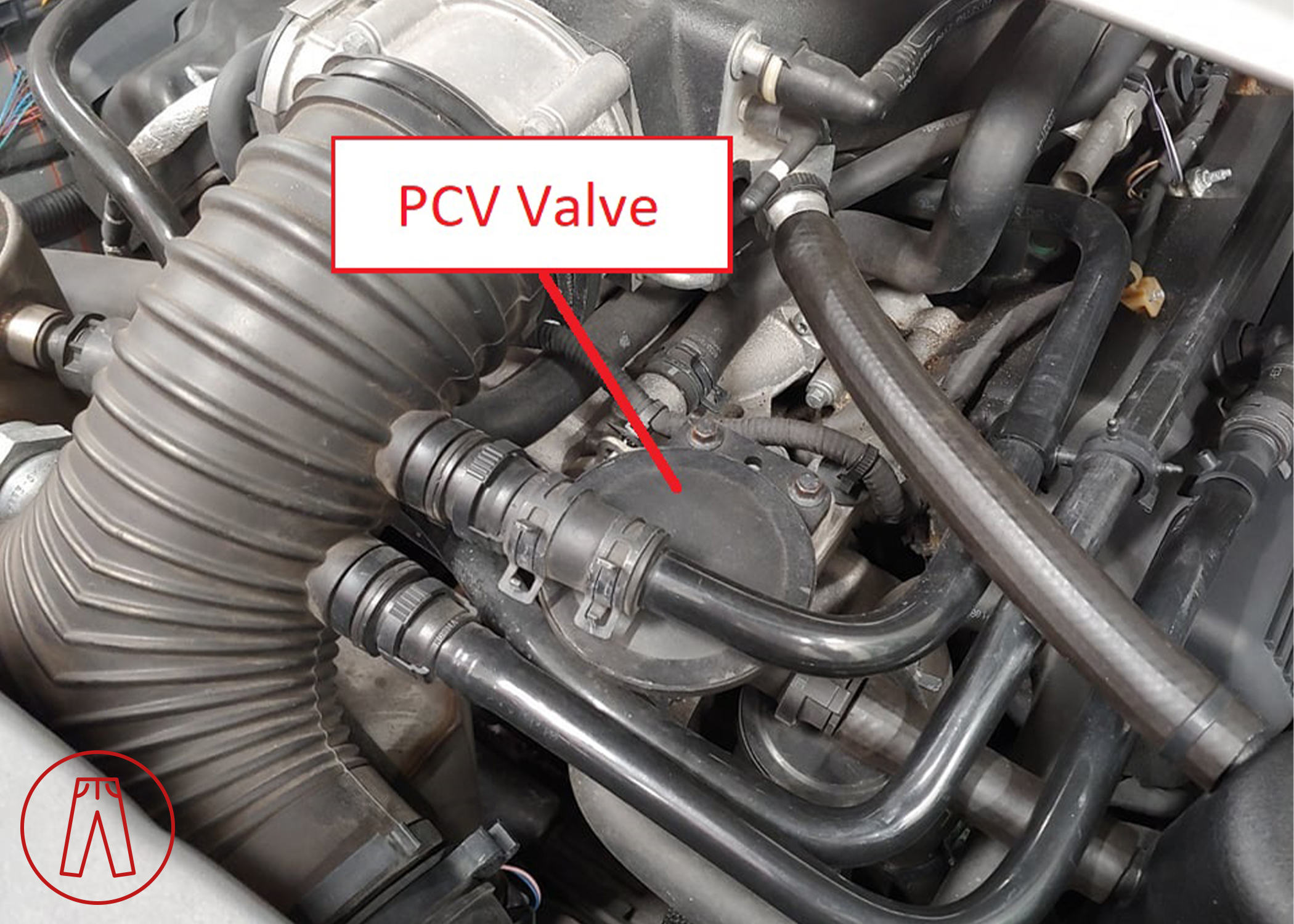 PCV Valve V8 Logo 